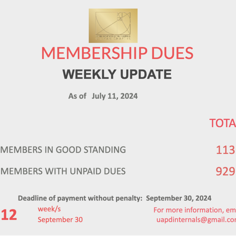 Membership Dues – July 11 2024 Update