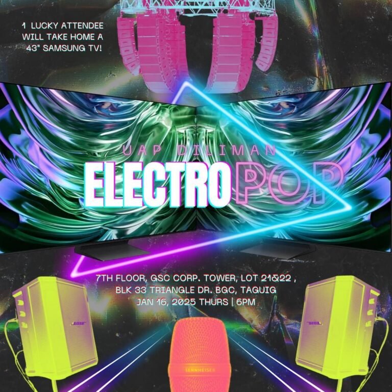 Glow Up for ELECTROPOP!