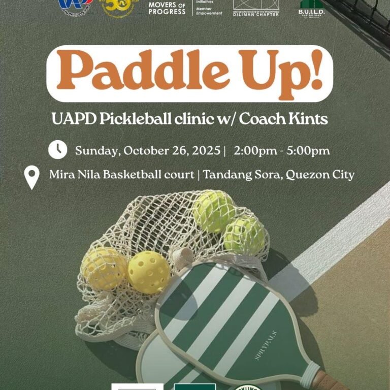 Paddle Up! – Pickleball Beginner’s Clinic with Coach Kints