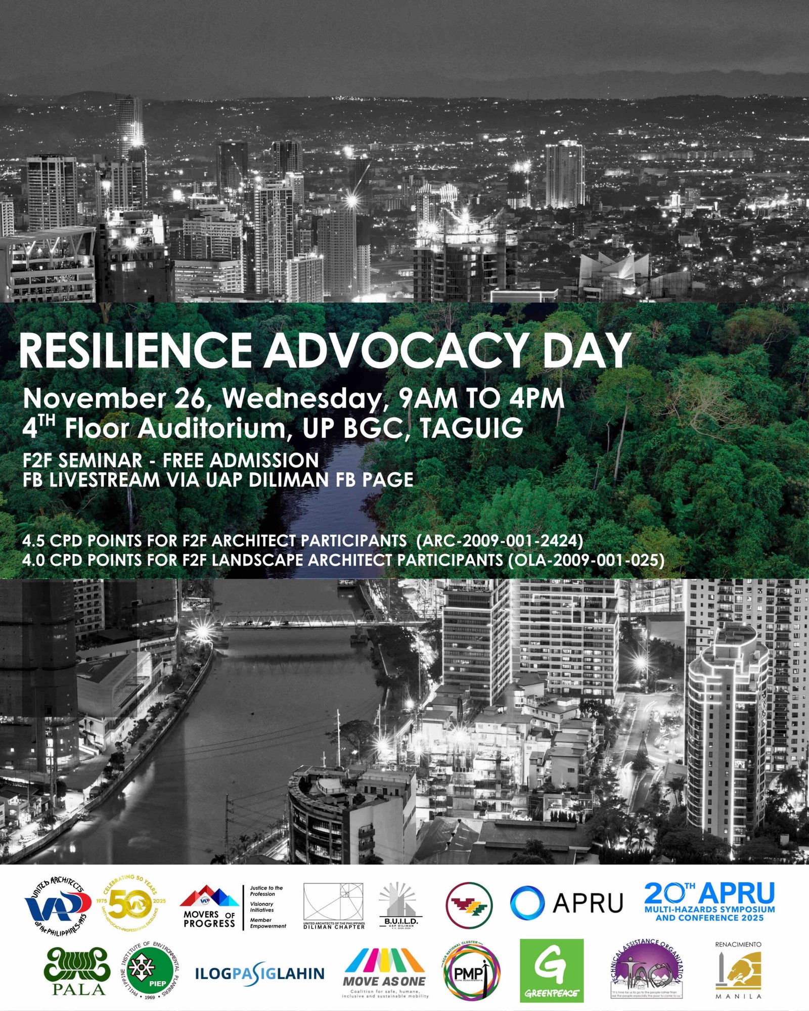 APRU Day 1 – Resilience Advocacy Day